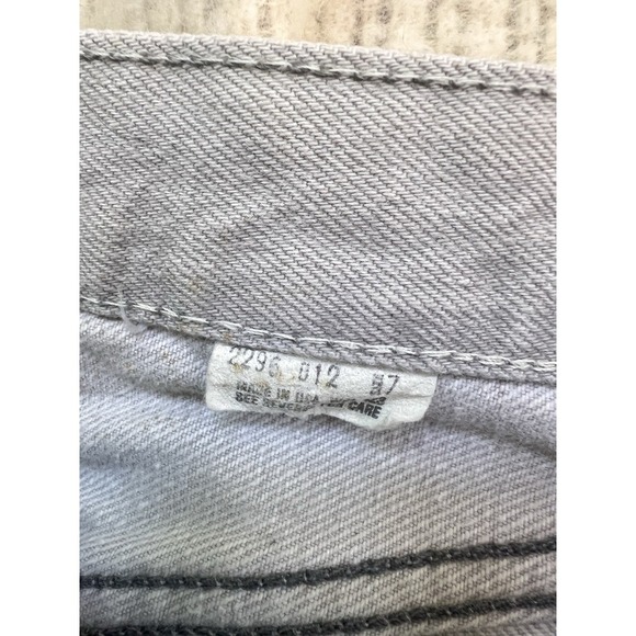Levi's 26501-6156 Jeans  Size 7 Early 80s USA Button fly Light‎ Grey Wash - Picture 5 of 6